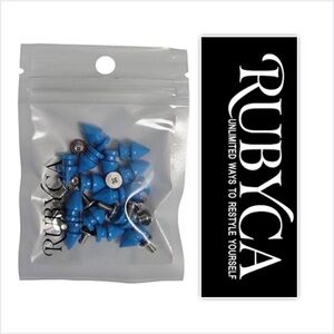 RUBYCA Blue 12MM 50 Sets Metal Tree Spikes and Studs